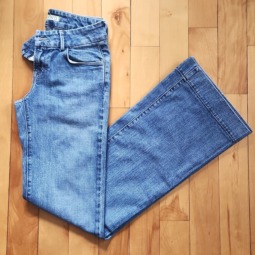 J Brand Denim Blue Wide Leg Jeans